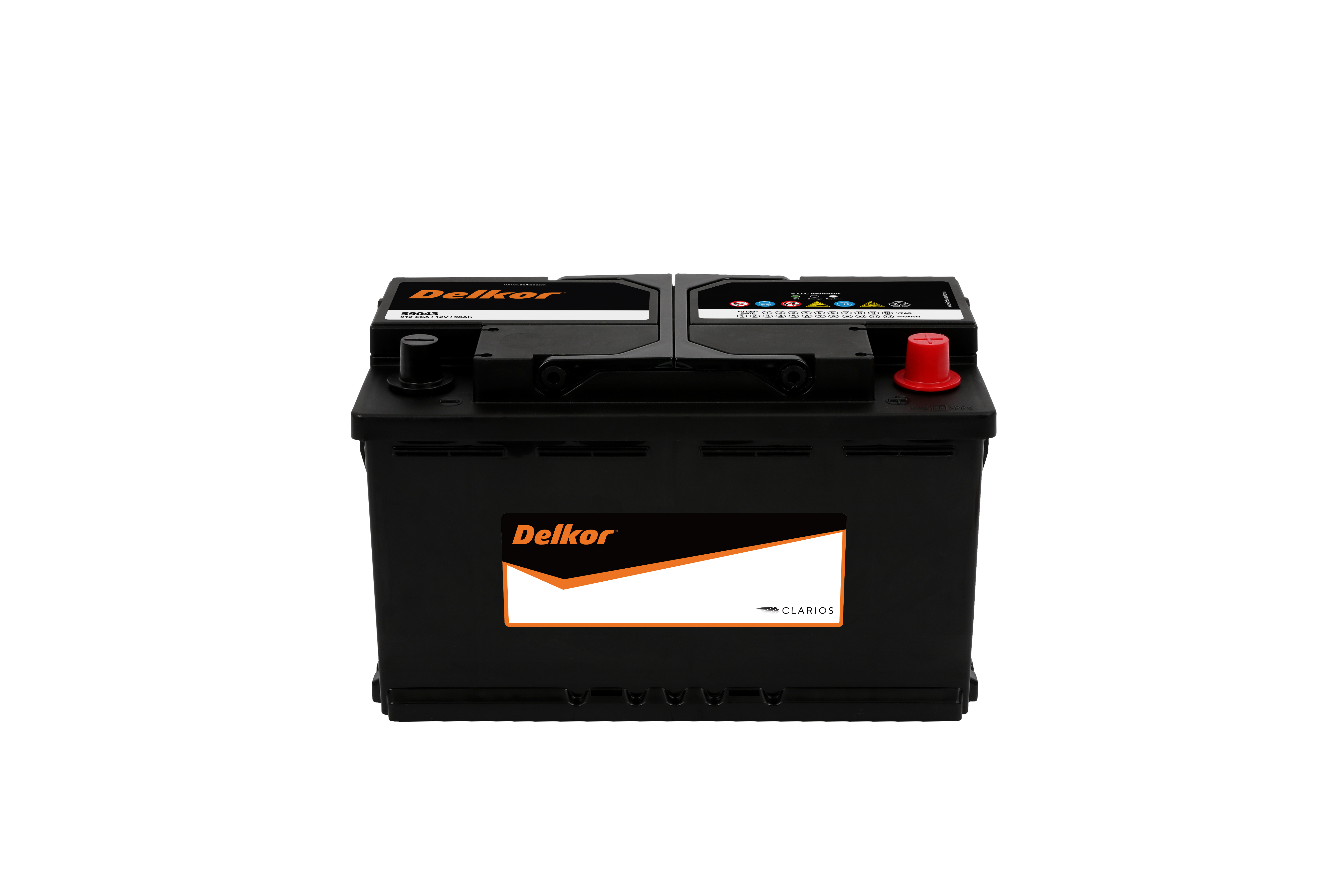 Battery Delkor 59043 (LN4) (Maintenance Free Type) 12V 90Ah